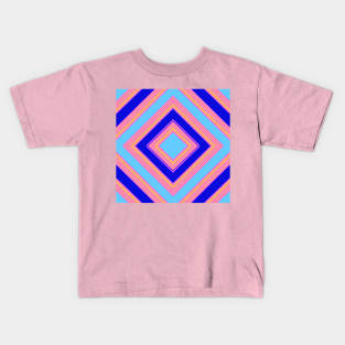 Colorful Stripe Pattern Kids T-Shirt